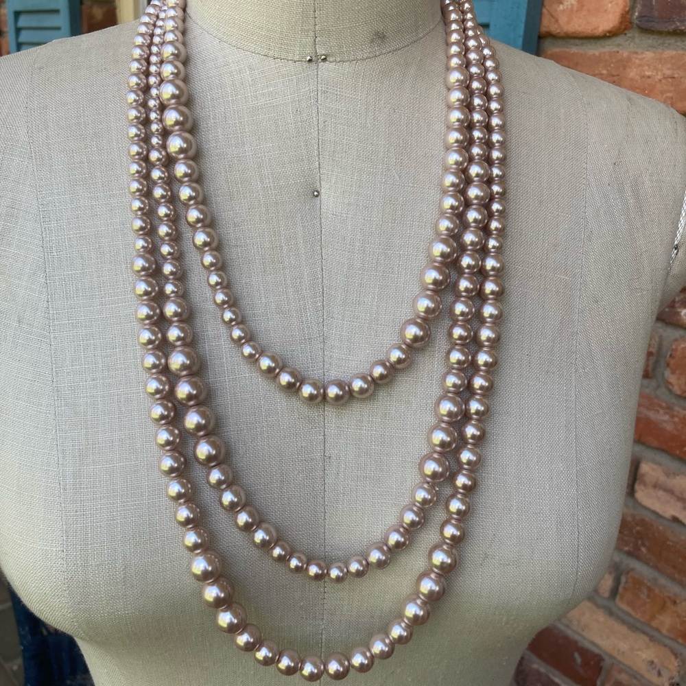 Talbots Faux Pearls